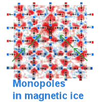 A magnetic monopole caught by magnetic force microscopy.