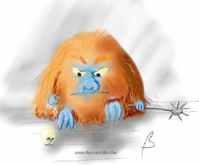 Small blue troll