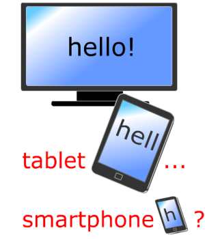 Your website might not work well on smaller displays.
